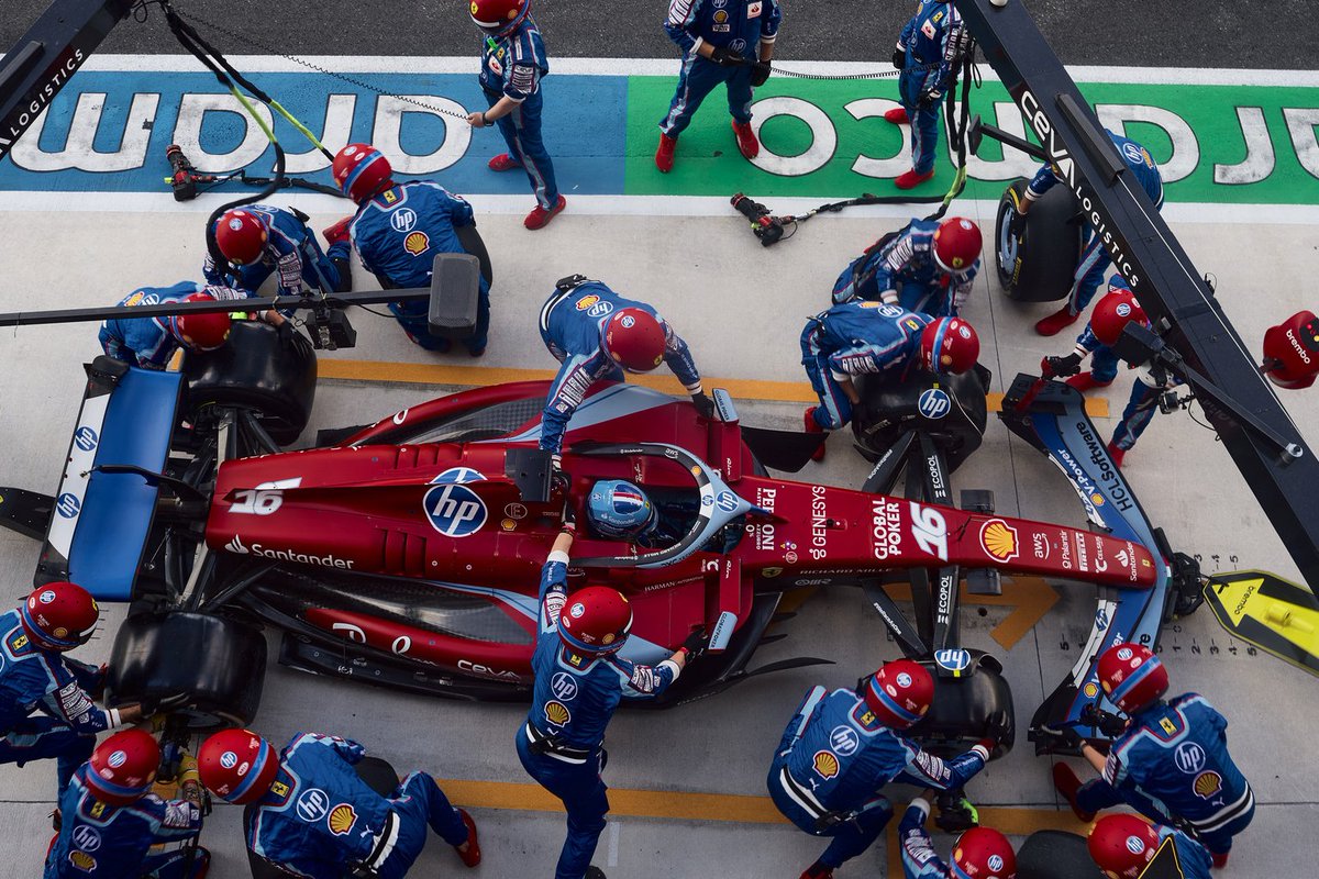 FAST PIT STOP 1,9 Sec #Ferrari #Leclerc #Sainz #Italy #F1 #MiamiGP #Pirelli #EmiliaRomagnaGP #Imola