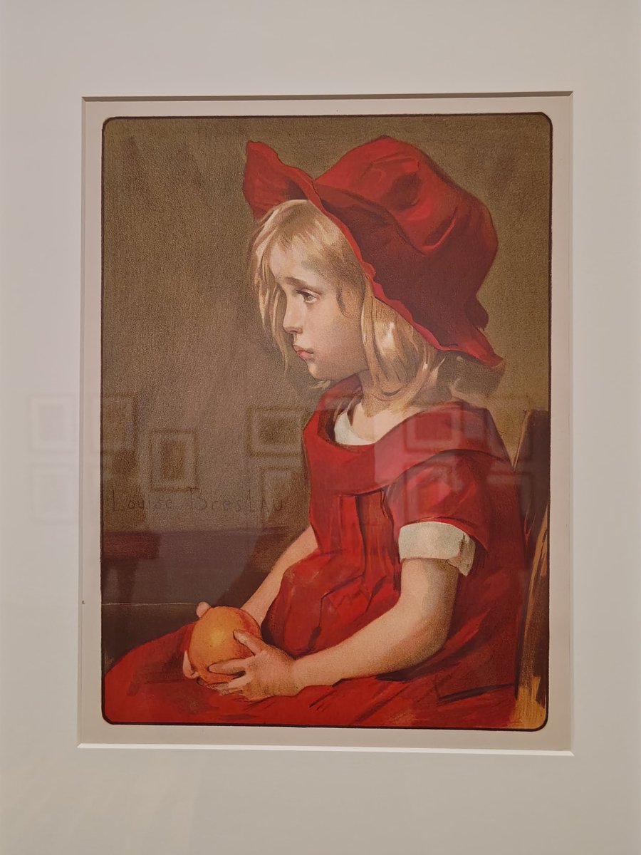 ロートレックが大好きなので行きましたが…他にもたくさんのポスターアートの中で見つけました。これ、困った表情がまたかわいい(^o^)
オレンジを持つ少女
＃ベル・エポック
＃大分市立美術館
