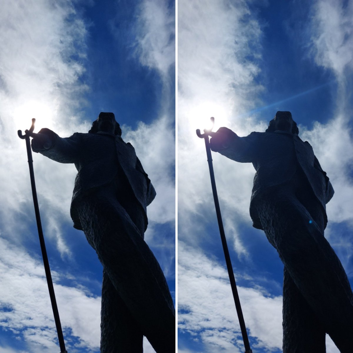 FilmsByShayne's tweet image. Looking up in #3D! 
#stereoscopic #freeview #Dalí