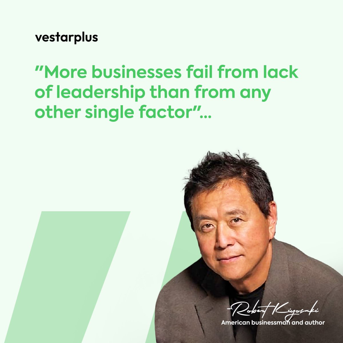 More businesses fail from lack of leadership than from any other single factor..... 'Robert Kiyosaki' #quotes #office #growth #growthmindset #business #tech #startup #entreprenuer #sme