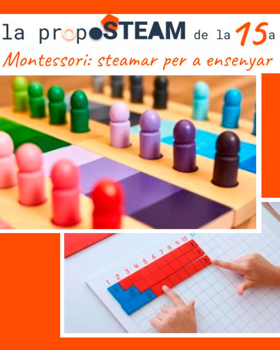 Cliqueu l'enllaç per conèixer més la Maria Montessori: el seu mètode, la base científica que el suporta i el disseny dels espais per potenciar l'autonomia. La propoSTEAM de la 15a la té com a protagonista.

🔗 ow.ly/wqtL50Rx4Fa

#AlsCentres