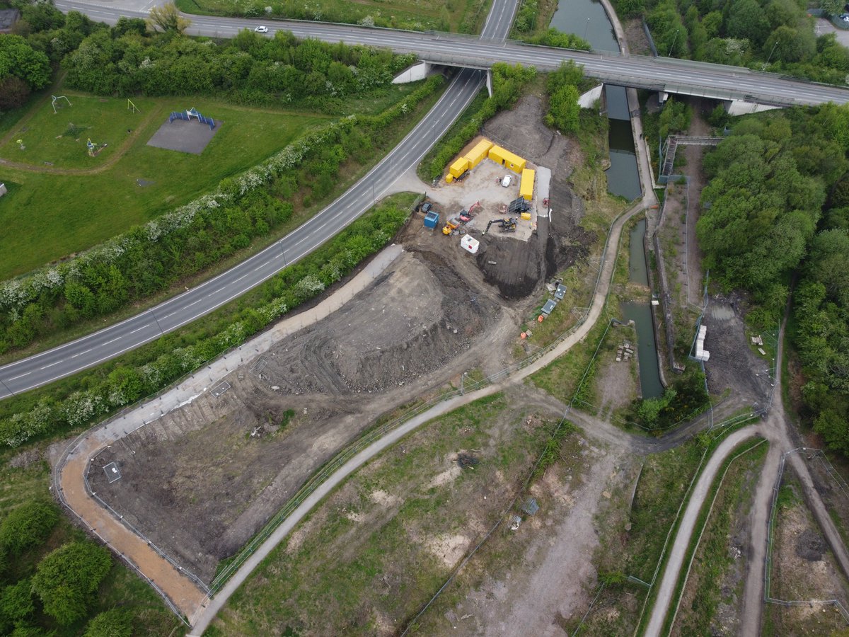Staveley Town Deal – It is Happening!
The latest issue of our Staveley Town Deal project newsletter is now available, and with the contractor starting on site on 15 April the yellow machines are finally getting stuck in. (Photo credit Ken Hardy)
tinyurl.com/32dwetmb