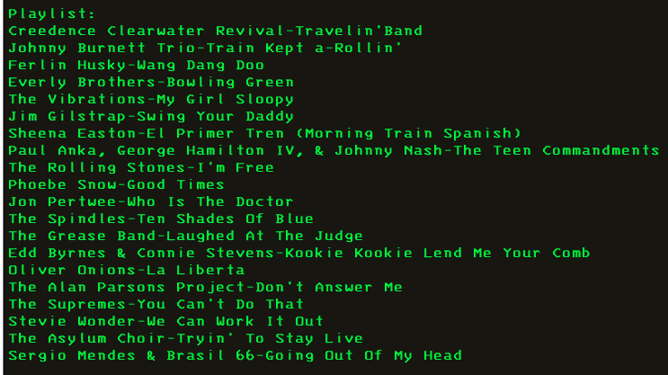 @PopShopRadio1 Enjoyed this week's show! Brazil 66 always does a good job of taking me back to the '60s! Favorite Alan Parsons' tune: 'Where's The Walrus;' always thought it'd make a catchy sports-radio show intro/bridge tune. youtu.be/lXznDZBneMw?si…