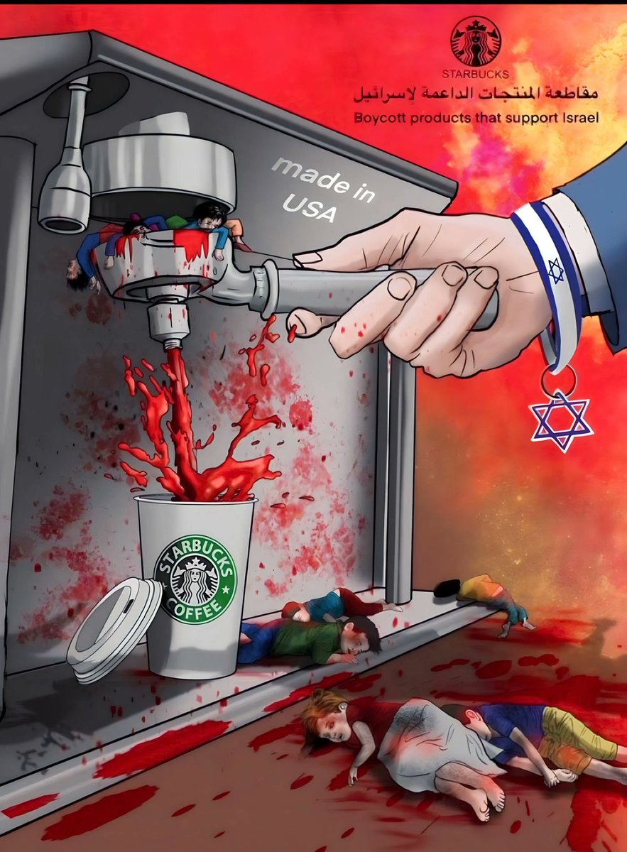Athmar_Whyb's tweet photo. 🚨🇺🇸🇵🇸 Starbucks shares fell by 15.8% in today's trading amid a GLOBAL BOYCOTT concerning #Gaza.
#MiamiGP 
#Helldivers2 
#بدر_بن_عبد_المحسن_في_ذمة_الله https://t.co/tkG8ThobR6