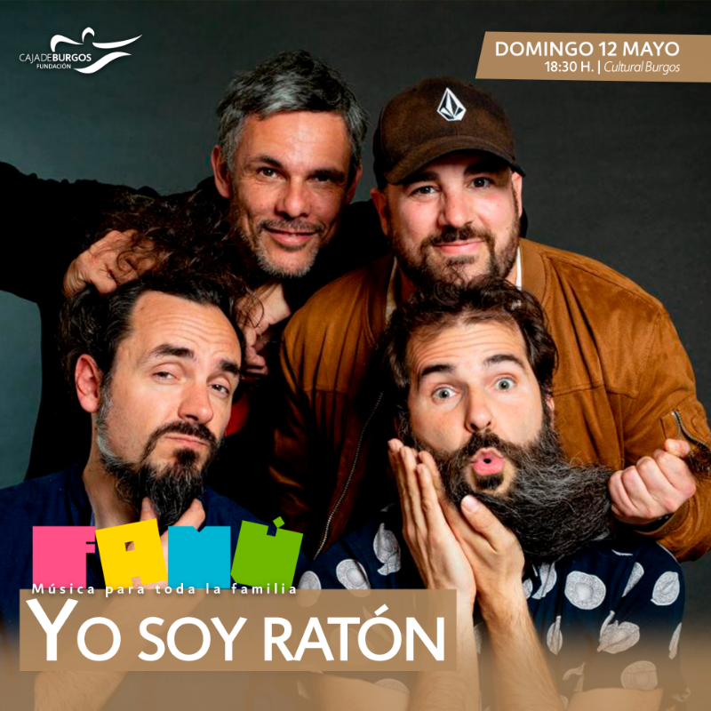 CulturalCBurgos's tweet photo. Esta semana no puedes perderte las mejores propuestas culturales de @fundcajaburgos 🙌

👉 María de la Flor @emedelaflor en el ciclo #AlasYRaíces 📅 09/05

👉 Concierto en familia con @yosoyraton 📅 12/05

https://t.co/9tgPMi1kUs