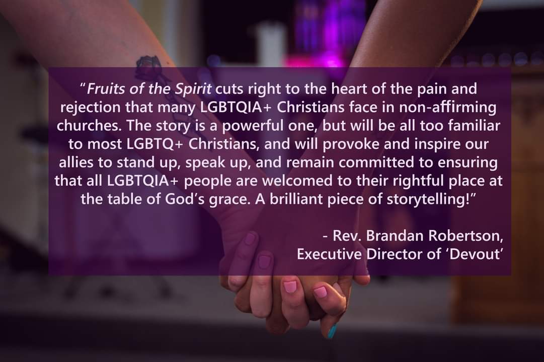 Reviews for our short film, 'Fruits of the Spirit' are still coming in! We're so pleased that it's resonated with so many people - if your church or group wants a screening, please get in touch!
#FruitsOfTheSpirit #TheGatheringCardiff #QueerShortFilm #FaithfullyLGBTQ #QueerChurch