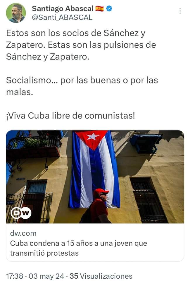 #PatriaYVida
#CubaEsUnaDictadura
#CubaPaLaCalle