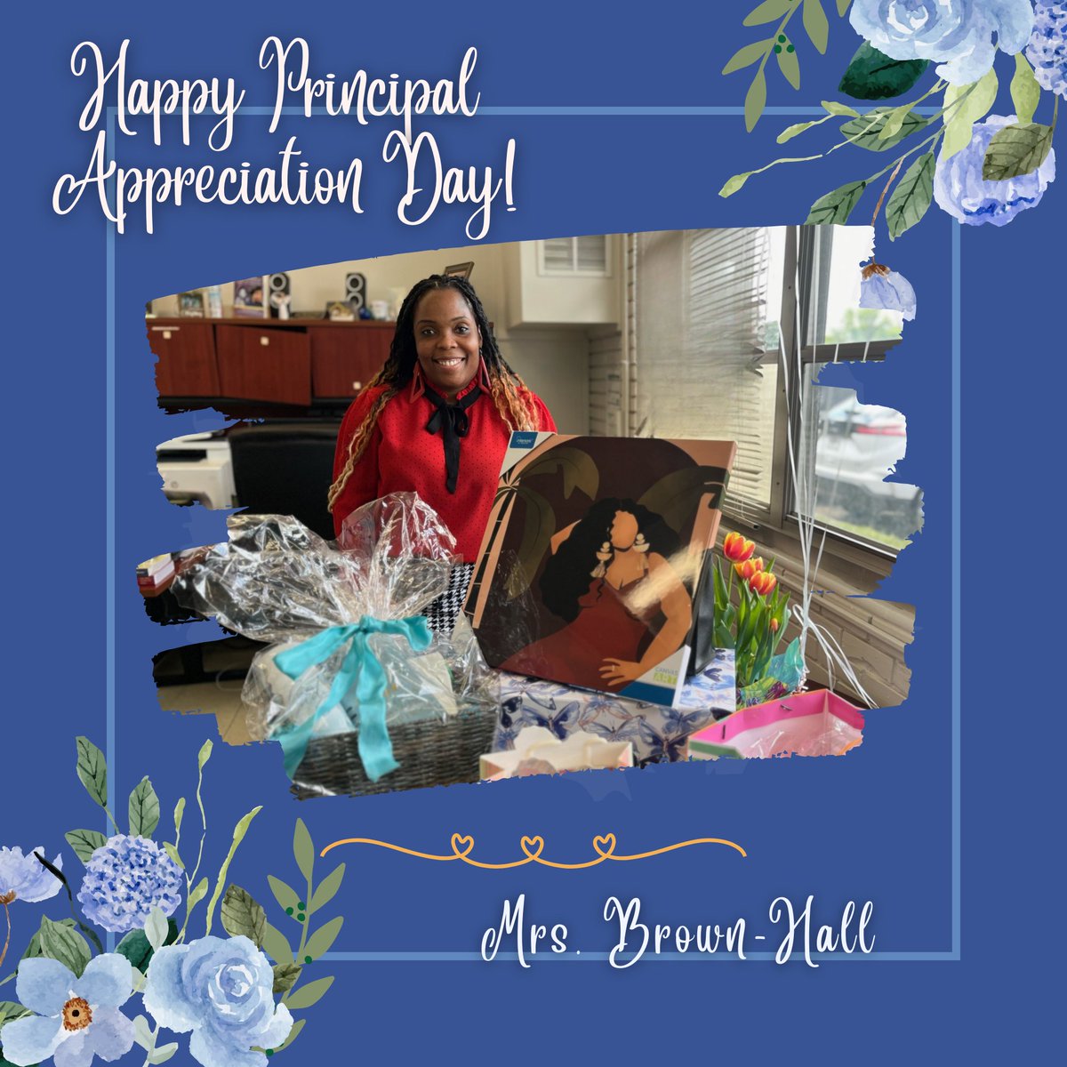 Last week we celebrated Principal Appreciation Day and the Principal of Sea Dragons, Mrs. Brown-Hall!   Thank you for all that you do for our students, families, staff and the community! #PrincipalsDay2024