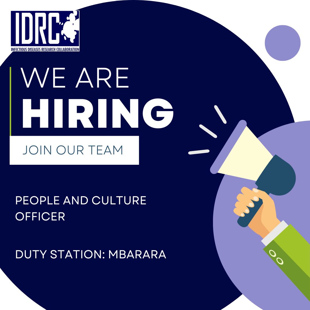 Join us in making a difference! IDRC is hiring a People and Culture Officer based in Mbarara. Are you passionate about HR and organizational development? Apply now: idrc-uganda.org/contact-inform… #JobOpening #HR #Mbarara #ApplyNow