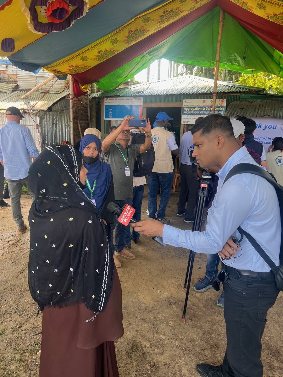 .@USUNRomeAmb Jeffrey Prescott is visiting Cox's Bazar to observe the work of @FAO, @WFP and @IFAD together with foreign and national journalists. 4-day mission focuses on the impact of 3 UN Agencies' activities in response to the needs of Rohingya refugees & host communities.