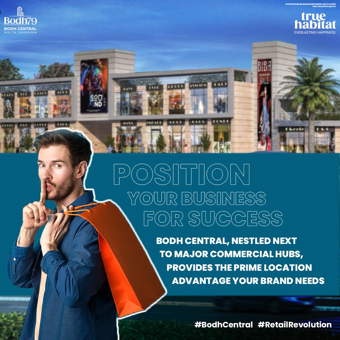 Position your business for success with Bodh Central, strategically nestled next to major commercial hubs. Our prime location advantage gives your brand the visibility and accessibility it needs to thrive! 
#TrueHabitat #BodhCentral #PrimeLocation #BusinessSuccess #CommercialHubs