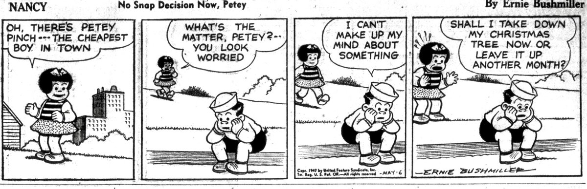 Nancy By Ernie Bushmiller May 6,1947