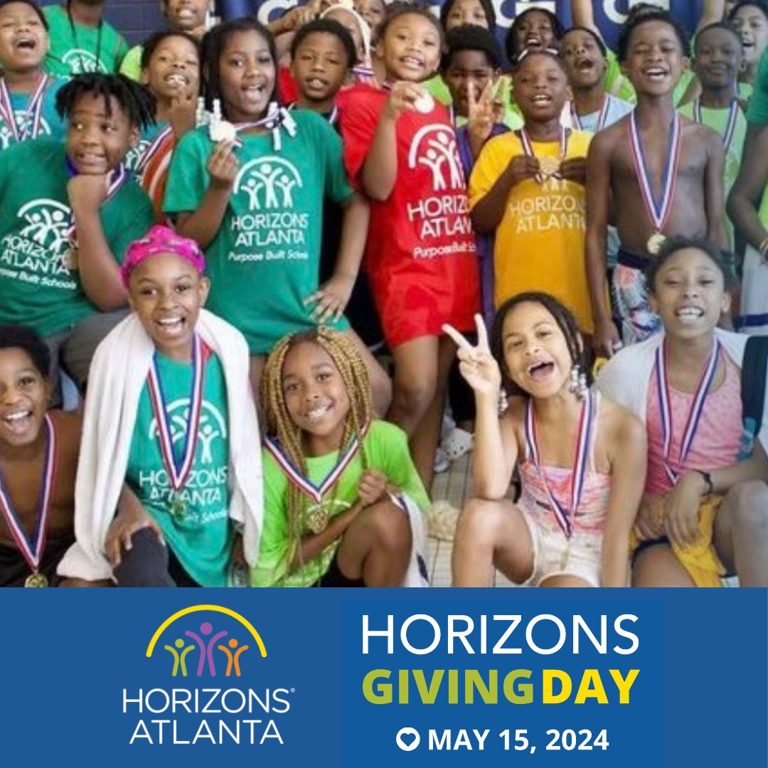 This summer, Horizons PBSA isn’t just focused on learning-we’re giving  our students a summer full of fun with field trips, swimming, &amp; more! Join us in making this our best summer yet! Horizons Giving Day Advance Giving is open now through 5/15! Donate today using the bio link.