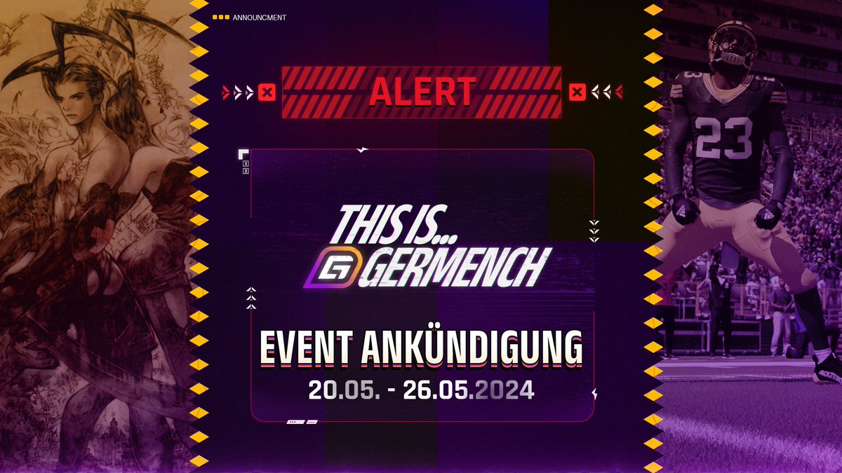 Ihr wolltet schon immer wissen, wer eigentlich hinter den Kulissen von Germench steckt? Dann haben wir was für euch!

In unserem Event "This is Germench" könnt ihr die Gesichter hinter Germench und deren Funktionen besser kennenlernen!

Natürlich live auf twitch.tv/germench
