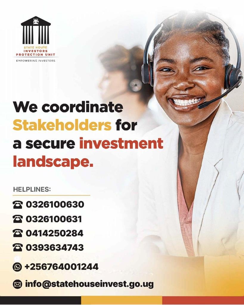 @ShieldInvestors headed by Col Edith Nakalema @edthnaka  coordinates stakeholders for a secure investment landscape.
Please reach out to the unit for support and mediation as you go about your investment journey.
#EmpoweringInvestors should be our priority.
@ugandan_patriot