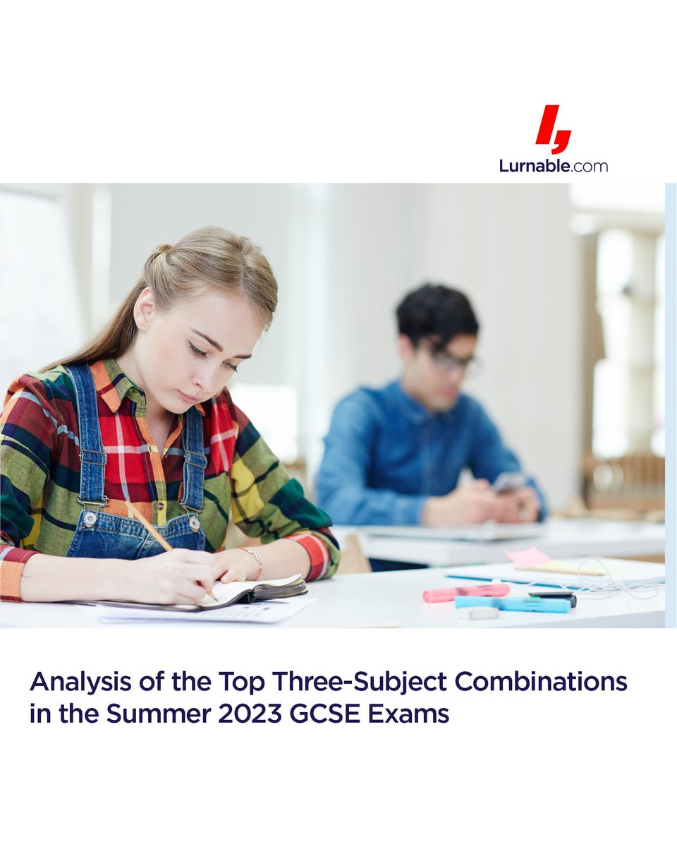 Analysis of the Top Three-Subject Combinations in the Summer 2023 GCSE Exams: tr.ee/GCSE-Exams #GCSE #Results #Summer2023 #SubjectChoices #StudentTrends #CoreSubjects #STEM #Humanities #LanguageArts #InterdisciplinaryLearning