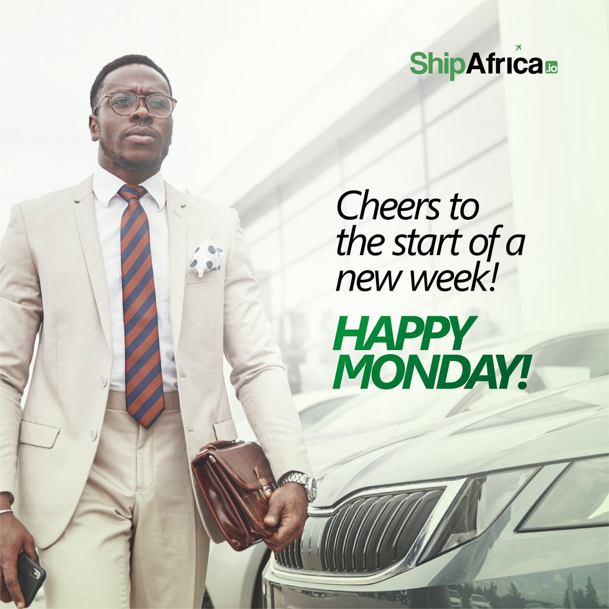 Cheers to the start of a new week! May it be filled with opportunities, productivity, and positive energy. Let's make it a great one!

WANT TO MAKE IT GREATER? PARTNER WITH US.

WE SHIP TO OVER 150 COUNTRIES WORLDWIDE!

#shipping #transport #supplychain #shipafrica #logistics
