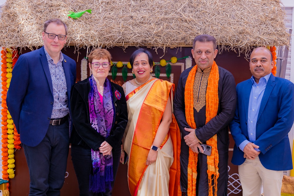 Consul General @kgl123 attended the Telugu New Year Ugadi celebration at @edinburghcoll (Granton Campus) organised by Telugu Association of Scotland (@TAS_ScotlandUK). Glad to meet @FoysolChoudhury & @SarahBoyack.
@VDoraiswami @HCI_London @sujitjoyghosh @MEAIndia @iccr_hq