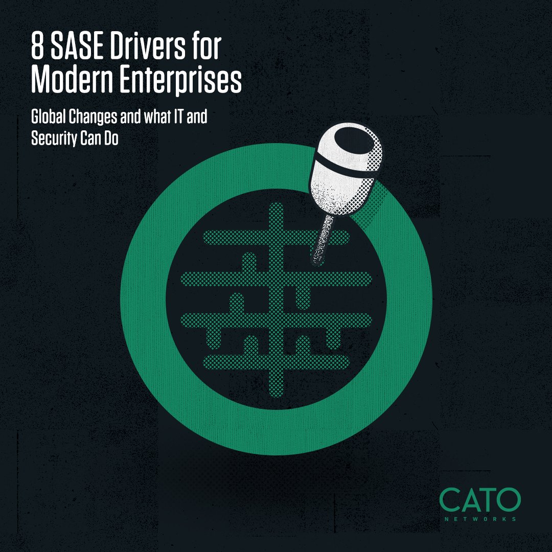 Shlomo Kramer (@sl202302) on Twitter photo Are your #IT projects keeping up with the pace of your #DigitalTransformation? Cloud adoption is driving new challenges for network and security teams.
<a href="/CatoNetworks/">Cato Networks</a> latest eBook covers the projects you’re facing and how #SASE helps.
Download now 👉 okt.to/JEhUkR Are your #IT projects keeping up with the pace of your #DigitalTransformation? Cloud adoption is driving new challenges for network and security teams.
<a href="/CatoNetworks/">Cato Networks</a> latest eBook covers the projects you’re facing and how #SASE helps.
Download now 👉 okt.to/JEhUkR