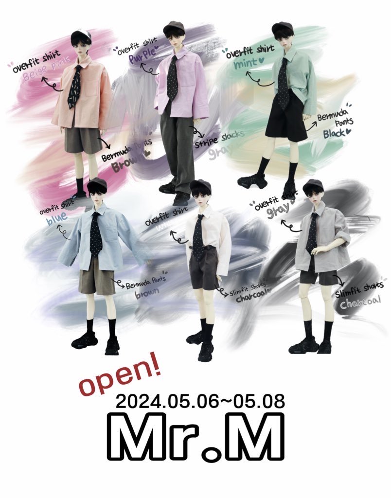 ◾5월 오픈!
◾2024.05월06일(월)22:00~
                  05월08일(수)22:00
◾상세 페이지 링크
m.blog.naver.com/warminside1/22…
◾팔로우+RT 해주시는 분 중
 한 분을 추첨하여 셔츠 or 숏츠를 보내드립니다
◾추첨: 5월9일(목)🖤
이번에도 잘 부탁드려요 감사합니다!