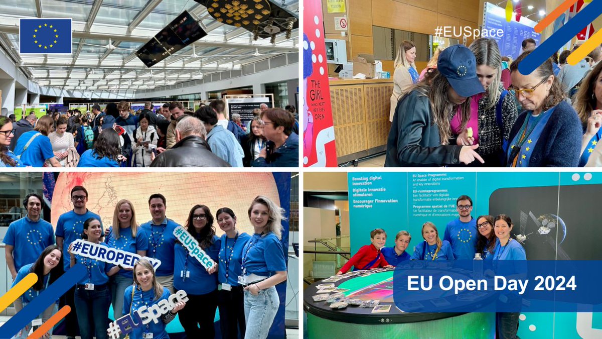 Thank you to all those who joined us on the #EUOpenDay 🇪🇺 It was a great opportunity to show how the #EUSpace 🇪🇺🛰️Programme contributes to the well-being of EU citizens and how the #EUDefenceIndustry 🇪🇺🛡️ is boosting innovation and competitiveness