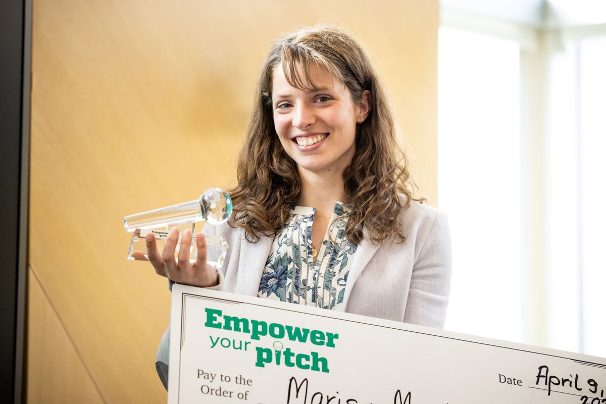 Congratulations to Marisa Morakis for winning the Overall Excellence in Research Communication Award at the Empower Your Pitch competition! 👏