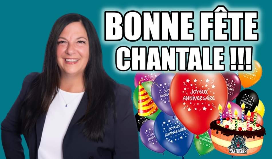 Aujourd'hui c'est l'anniversaire de notre directrice administrative Chantale Lambert 🥳🎈🎊🎂

Souhaitez-lui un joyeux anniversaire en grand nombre ! 😁