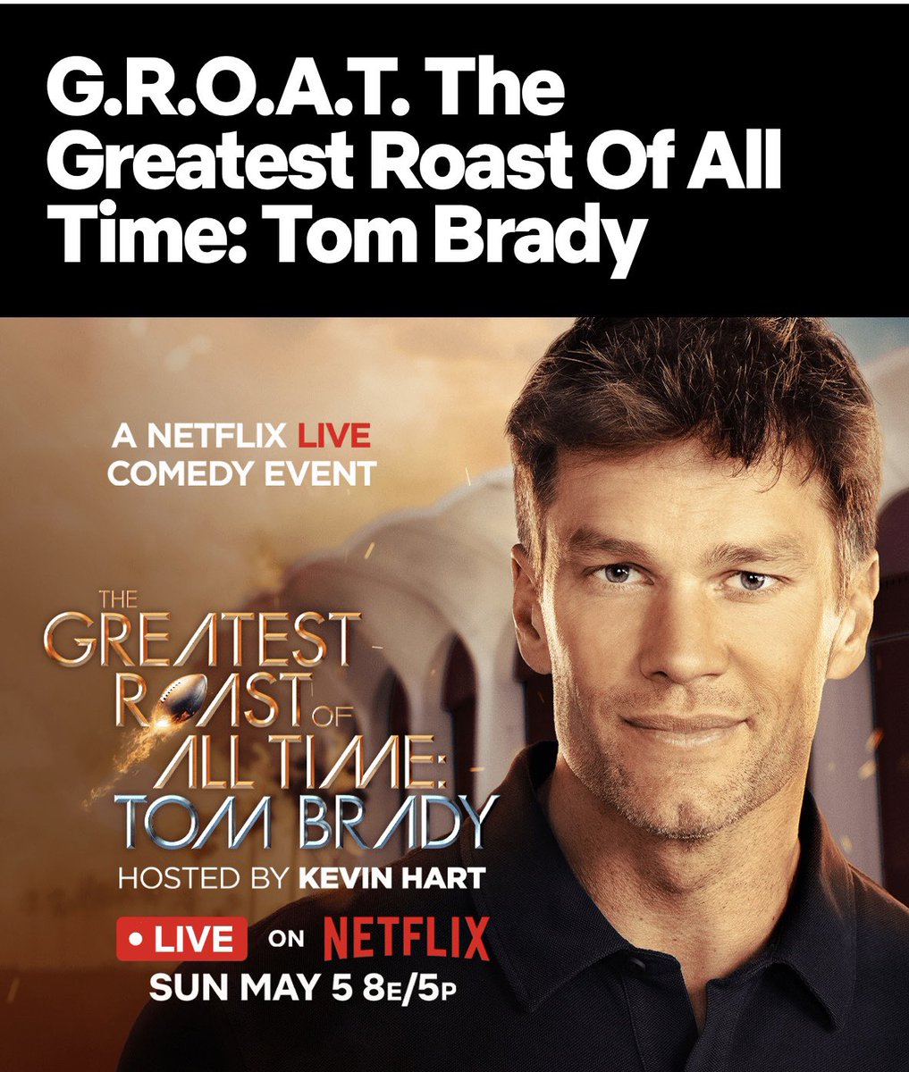 #TomBradyRoast This was what America was like before #Woke For one night, we had it back. Turns out, We all can make fun of each other and it's ok. As a matter of fact, it actually brings people closer and tears down imaginary barriers the far left has erected. Kudos #Netflix