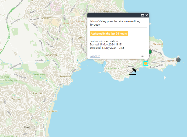 #SewagePollution incidents have taken place over the last 18 hours at #, #Dawlish, #Budleigh Salterton #Exmouth and #Meadfoot  in #Torbay:

West-Devon.info/2024/05/may-se…

Cc: @RichardFoordLD, @simonjamesjupp, @AnneMarieMorris and @kevin_j_foster 

#EndSewagePollution at #GE24 
  
2/n