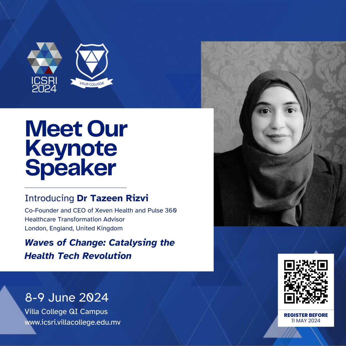 Introducing #ICSRI2024 Keynote Speaker, Dr Tazeen Rizvi. Dr Tazeen Rizvi is a Healthcare digital technology leader with more than 15 years of experience in digitisation, strategy, HIS implementation, market growth, and optimisation of digital technologies for integrated…