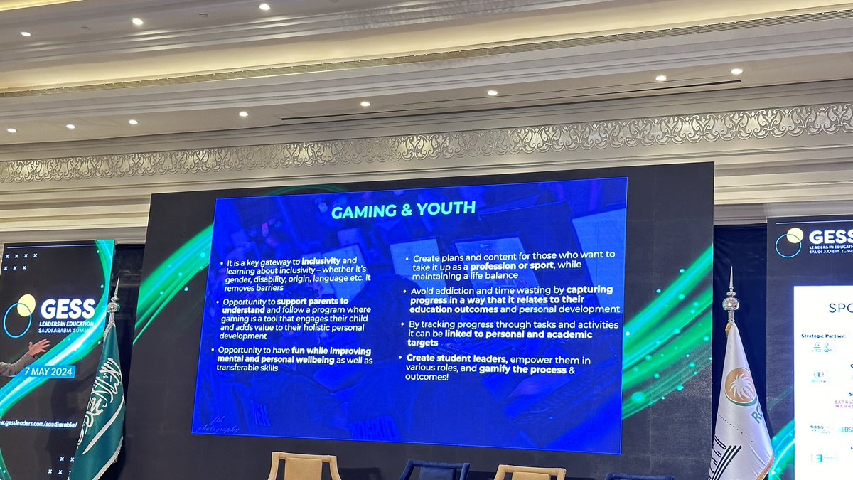 yramirezla's tweet photo. @MrNijjar_ shares the impact of gaming as a gateway to #inclusivity #Wellbeing  and #diversity in #GESSLeaders conference https://t.co/bVc5kSzfgF