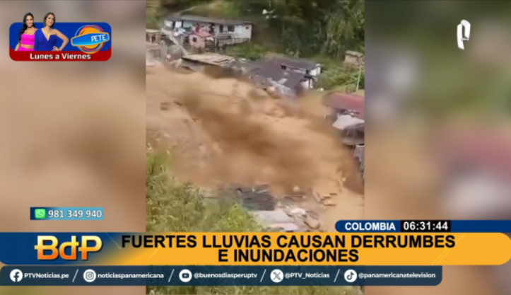 #BDP #EnVivo | DE TERROR. Imágenes sorprendentes de las fuertes lluvias e #Inundaciones que azotan #Colombia   
Míranos EN VIVO ► ptv.pe/vivo 
#PanamericanaTelevisión #Precipitaciones #ClimaExtremo