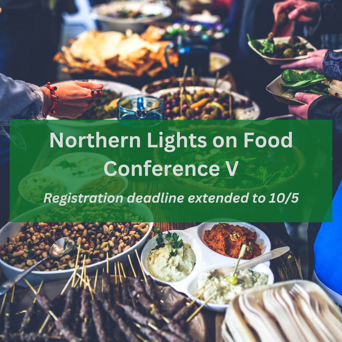 Registrations for the Northern Lights on Food Conference V have been extended to Friday! Register here: linxs.se/events/2024/05…