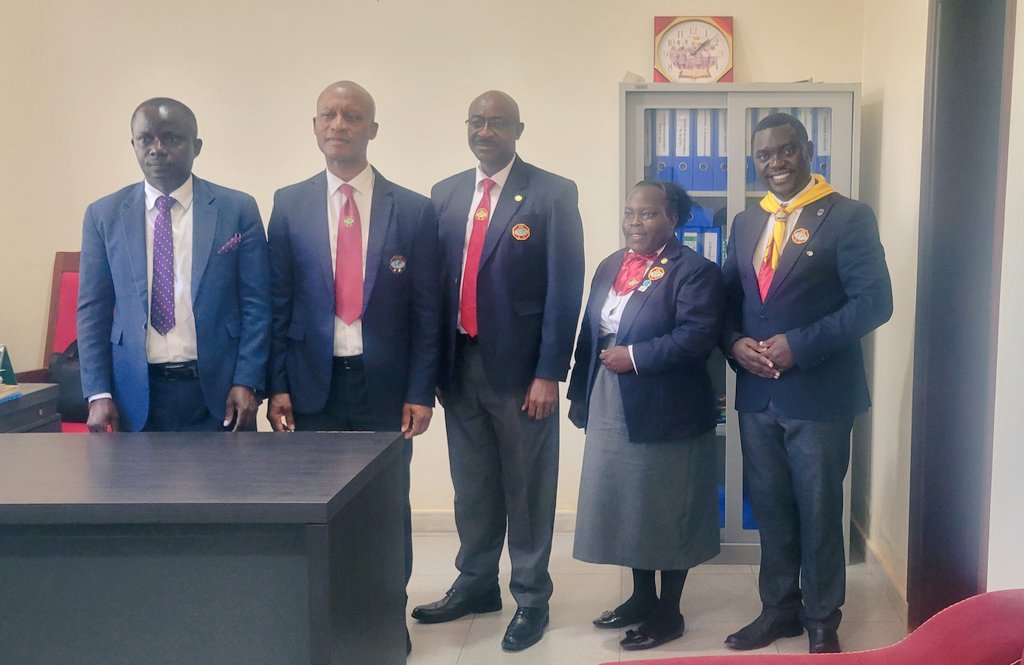 Glad to welcome the East-Central Africa Division and World Church Youth directors to Uganda at Katikamu, North Buganda Field.