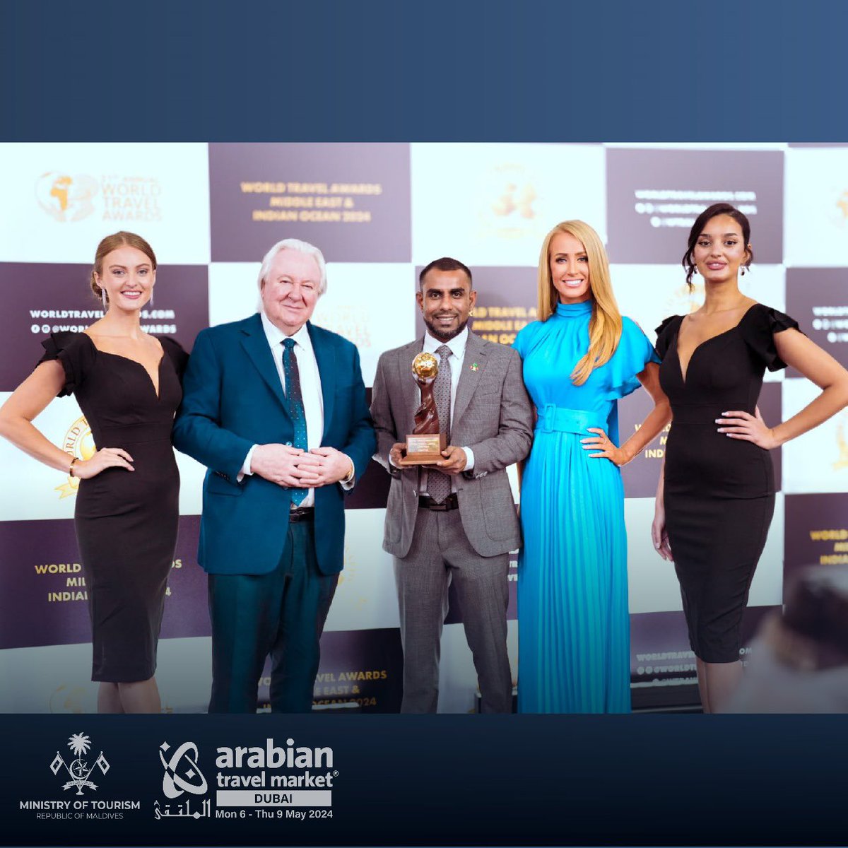 Maldives shines at the World Travel Awards! Named Indian Ocean's Leading Green Destination, Honeymoon Destination, Dive Destination, and overall Leading Destination!
Congratulations to all! #ATM2024 #WTA2024