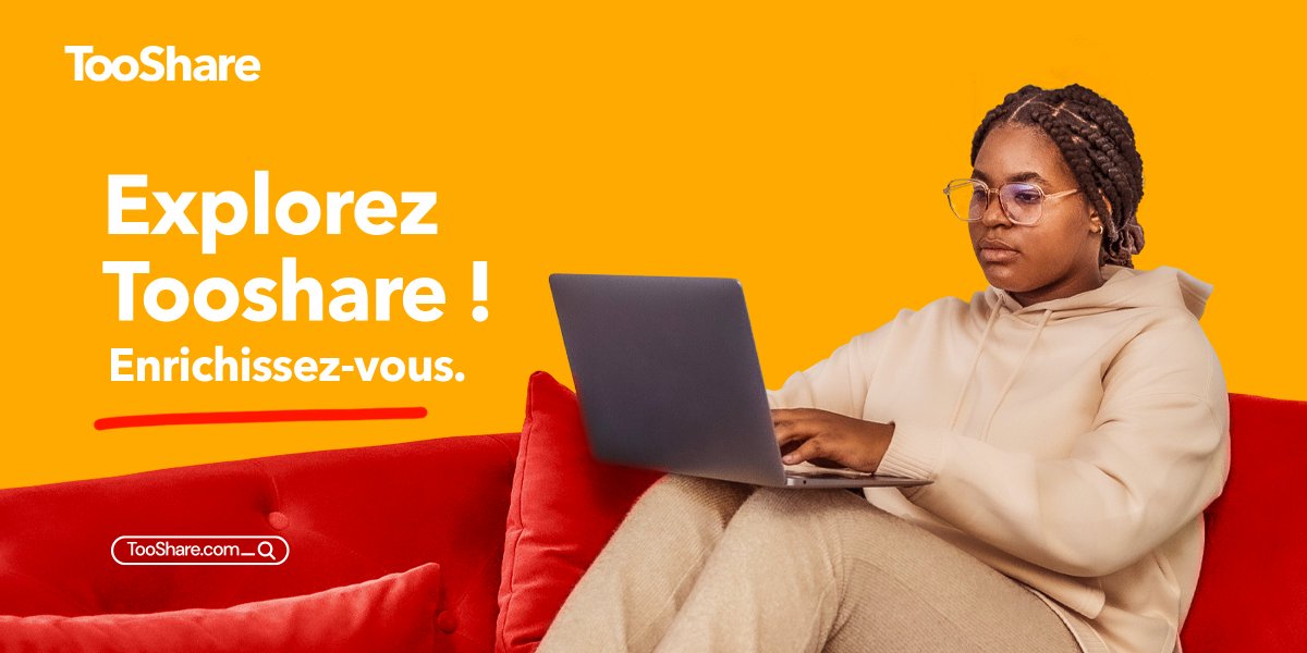 tooshare_africa's tweet photo. 🚀 À la recherche d'une nouvelle source d'inspiration ? Découvrez Tooshare, la plateforme d'apprentissage en ligne qui change la donne ! 🌟
Rejoignez-nous dès aujourd'hui et commencez votre voyage vers l'excellence ! 💡
lien : https://t.co/4Q0SrpTSPR
#Edtech #Tooshare https://t.co/0FkLENhWIO