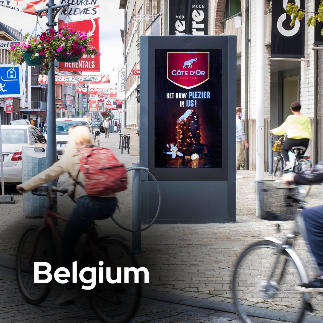 Our free-standing displays provide a striking addition to the streets in Belgium.

bit.ly/44pKUte 

#DOOH #OOH #sustainability #digitalsignage #outdooradvertising