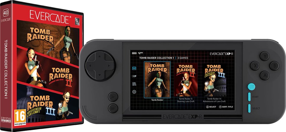 Pre-ordered the Evercade EXP-R 😃. Can’t wait to play on this nice retro handheld and playing the first three Tomb Raider games.

#Evercade #TombRaider #Retro #EvercadeEXPR #Retrogame #Retrogames #RetroGaming #Handheld #HandheldGaming @evercaderetro