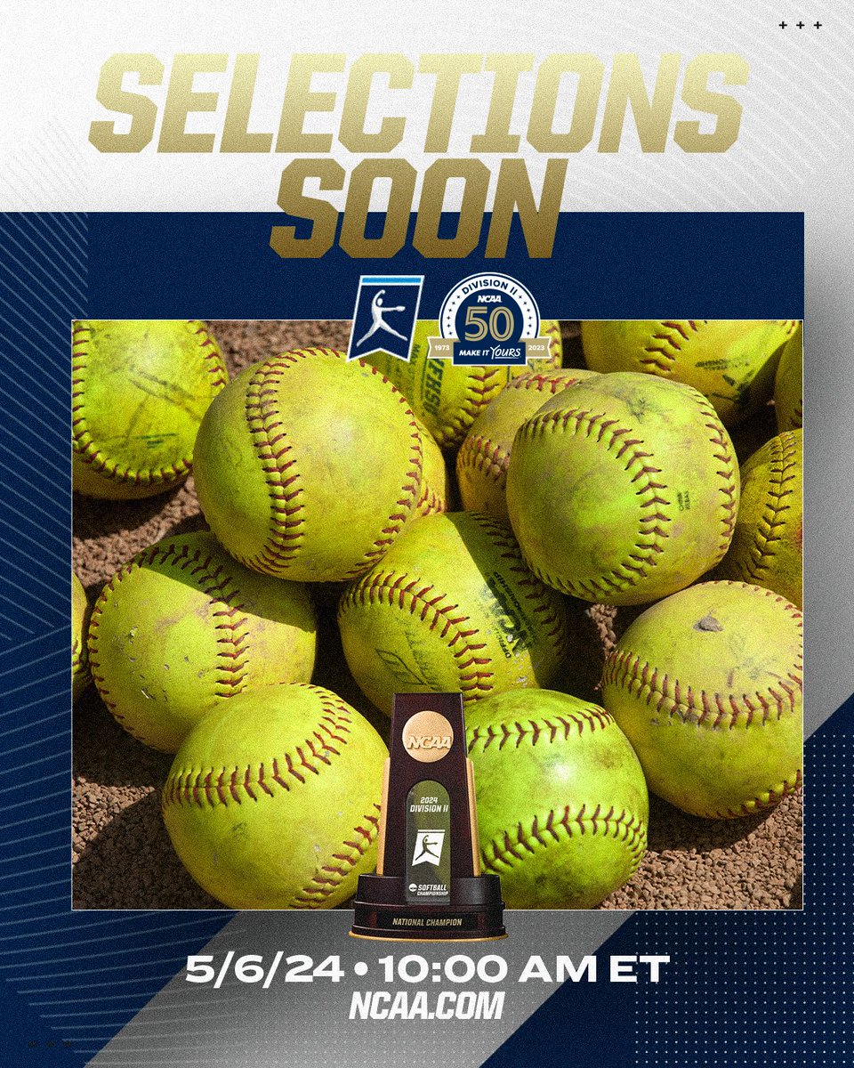 Great way to start the week‼️🥎 #D2SB Selection Show coming 🔜 ⏰ 10 AM ET 📺 on.ncaa.com/D2SBsp #MakeItYours
