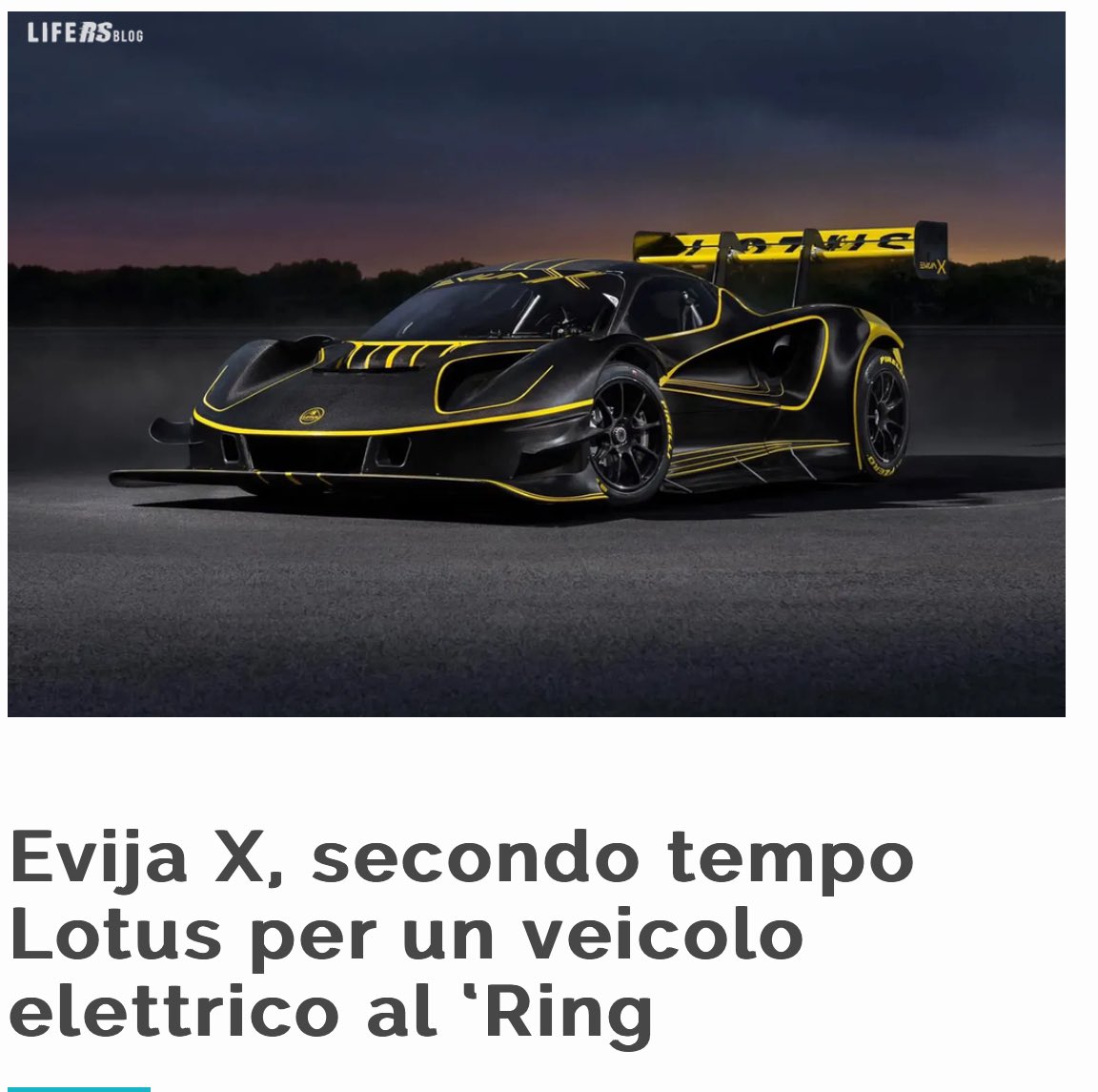 lifersblog.com/novita-auto/ev… @lotuscars #lotus #evija #supercar #news #blog #blogger #lifersblog #ElectricVehicles