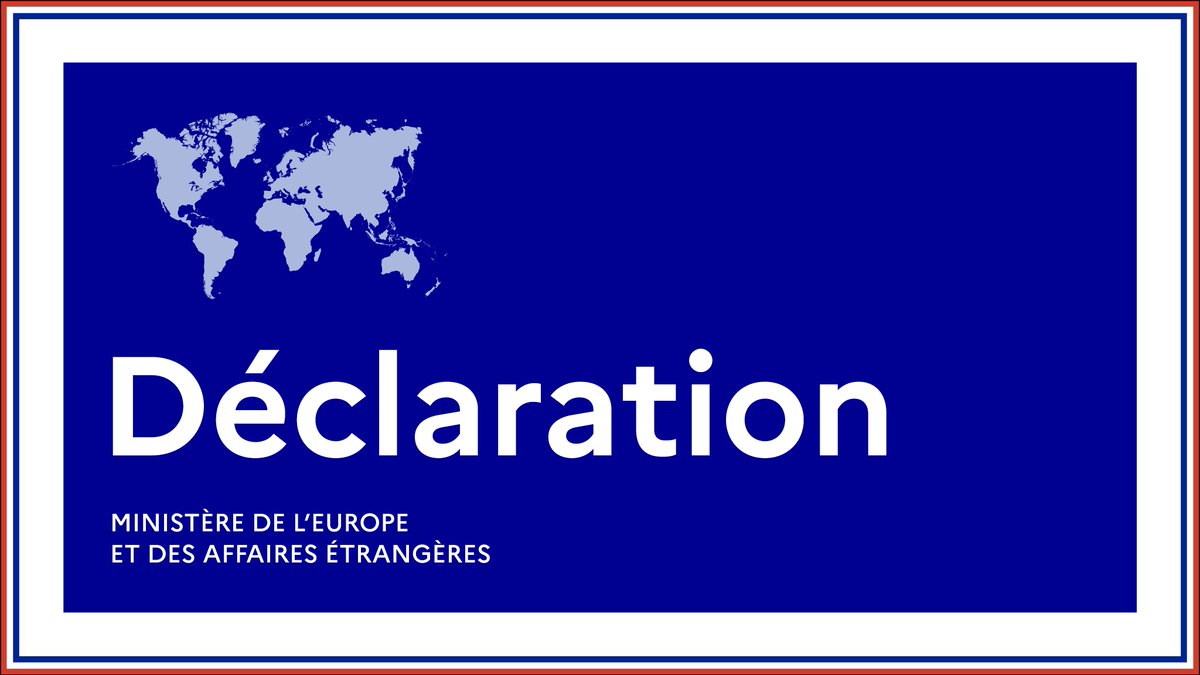 #RDC | La France condamne fermement les bombardements de camps de déplacés à proximité de la ville de Goma le 3 mai dernier qui ont causé de nombreux morts civils, y compris des enfants, ainsi que de nombreux blessés. Déclaration➡️ fdip.fr/UaE0ui6J