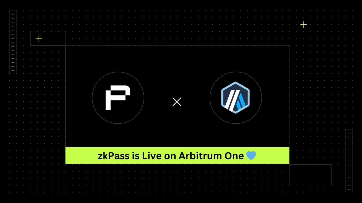 zkPass is Live on Arbitrum One! 💙

Hey Arbinauts, are you ready to liberate private data from the off-chain Internet to @Arbitrum?