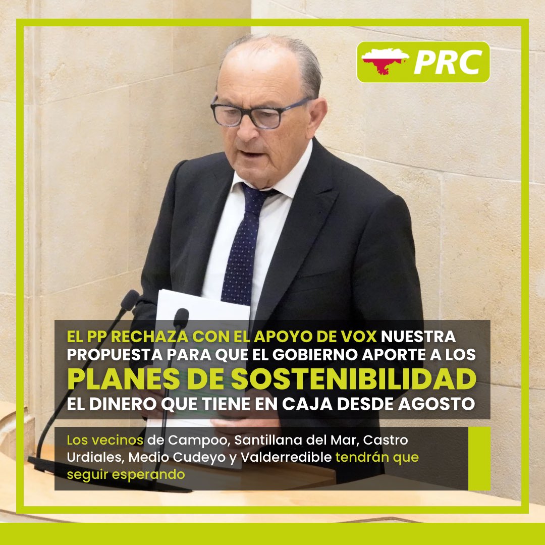 🎙️ Francisco Javier López Marcano @j_lopezmarcano No hay ninguna explicación que justifique la retención del dinero por parte del Gobierno de #Cantabria a los ayuntamientos tras 9 meses en su bolsillo.

#DespiertaBuruaga #torrelavega #cantabriainfinita #turismocantabria