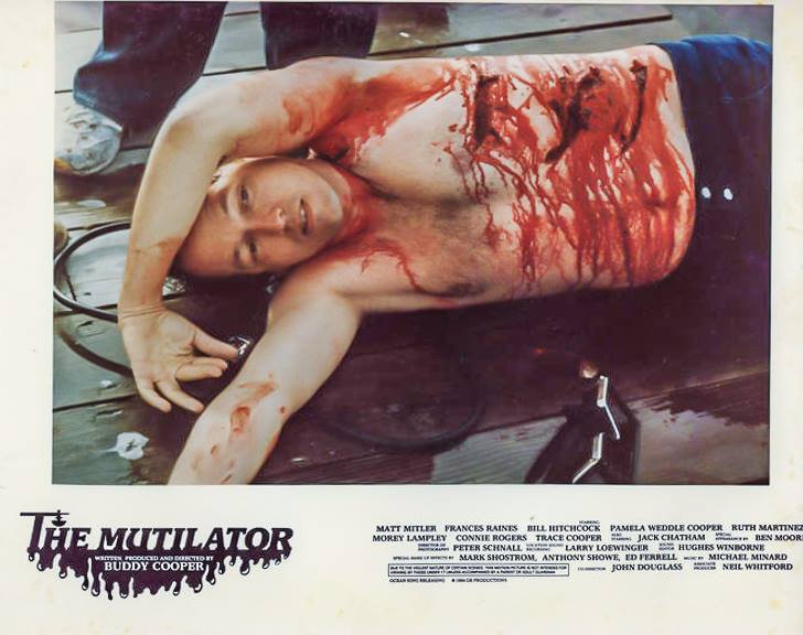 MarkShostrom's tweet photo. What I was doing exactly 41 years ago (yikes), May '83. Cinematically murdering Buddy Cooper and son. I was pleased to assist Fall Break/The Mutilator in getting an X rating. Much Karo syrup blood was spilled and happiness was had by all.
#80shorror #horrorfam #themutilator https://t.co/Q378ICcM0u
