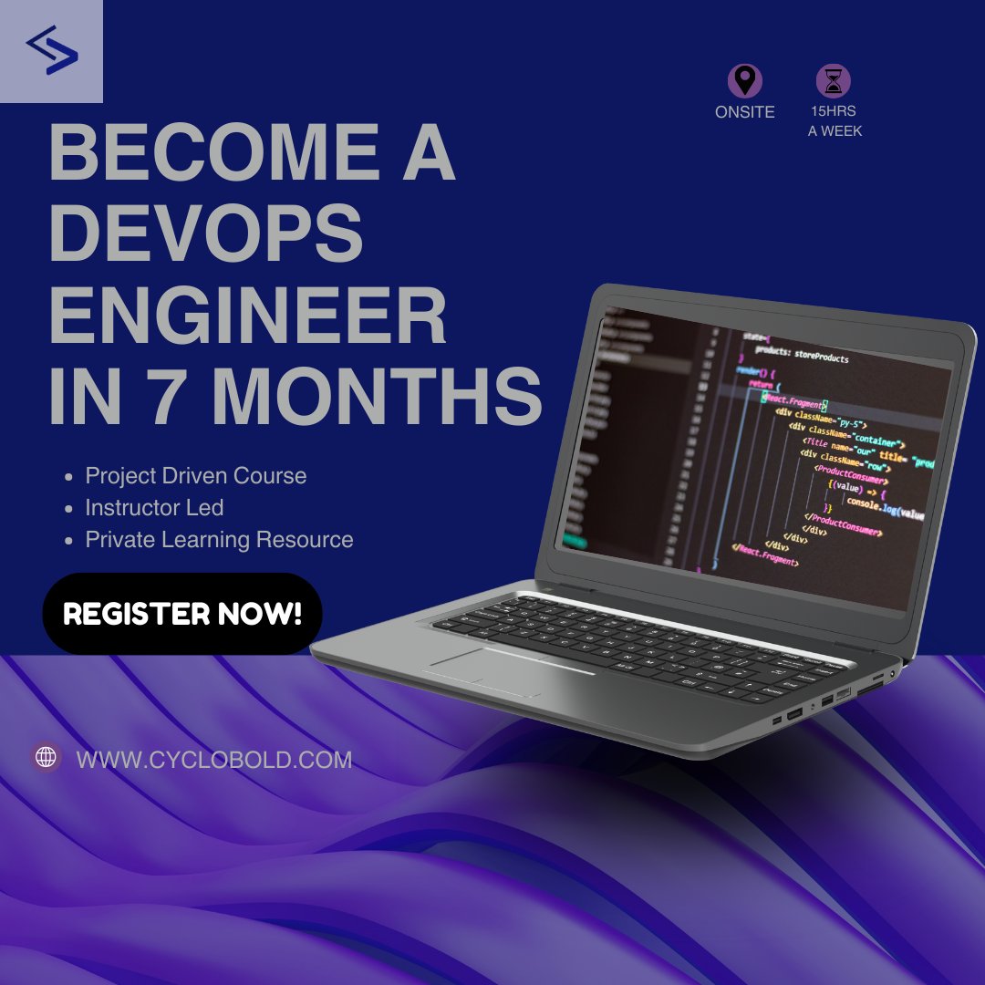 Transform your career in just 7 months!
Become a DevOps Engineer with our comprehensive training program.
Join us today and embrace the future of tech!

#DevOps #TechCareer #ITJobs #DevOpsEngineer #TechSkills #Simi #Azul