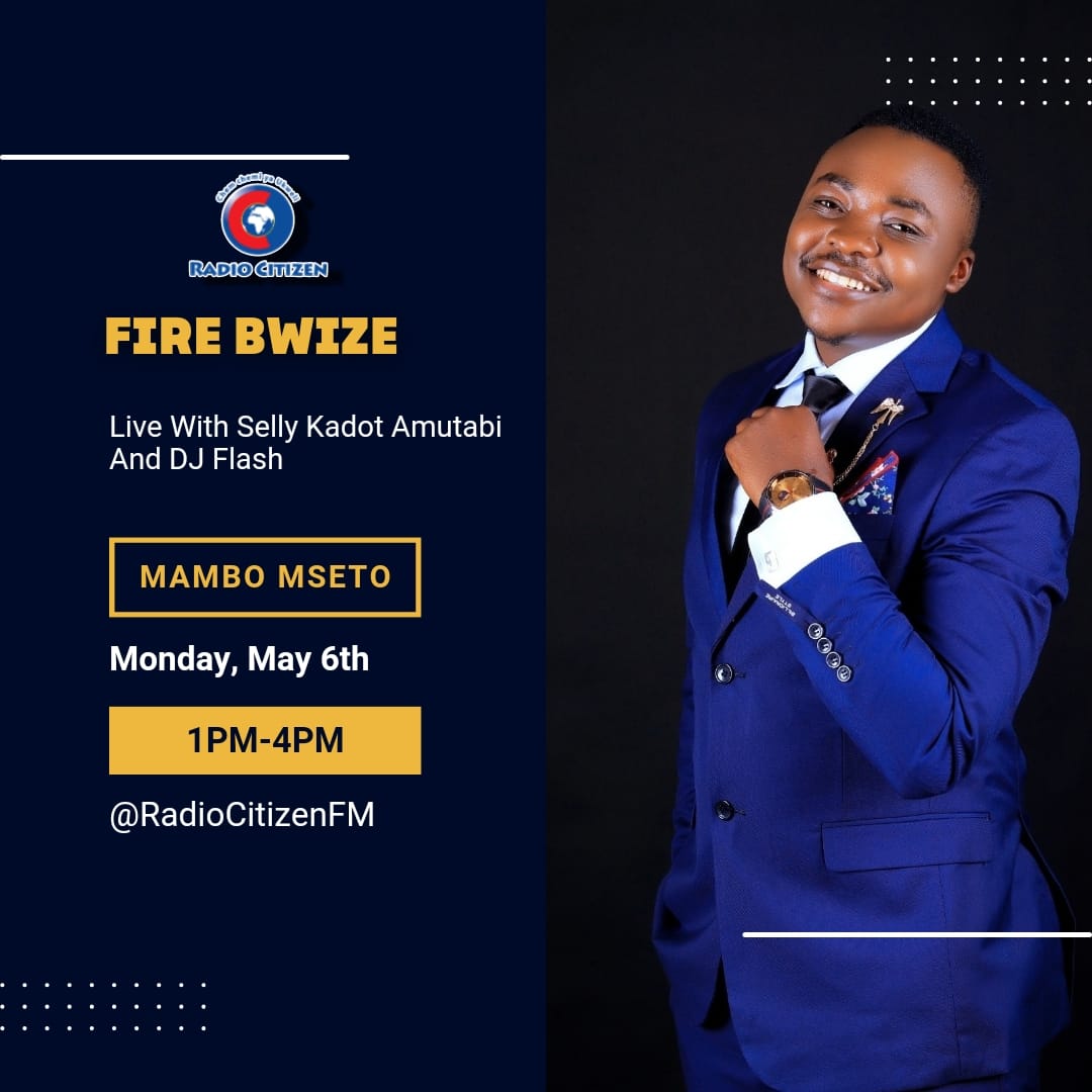 Leo hii ndani ya #MamboMseto Round 2 tunapiga gumzo na Gelfas fireboy firebwize na atakua anatuelezea ni nini kilichomchochea kuwa msanii  na katika safari yake ya usanii ni yapi amejifunza. 

#MamboMseto 
#RadioNumberOne