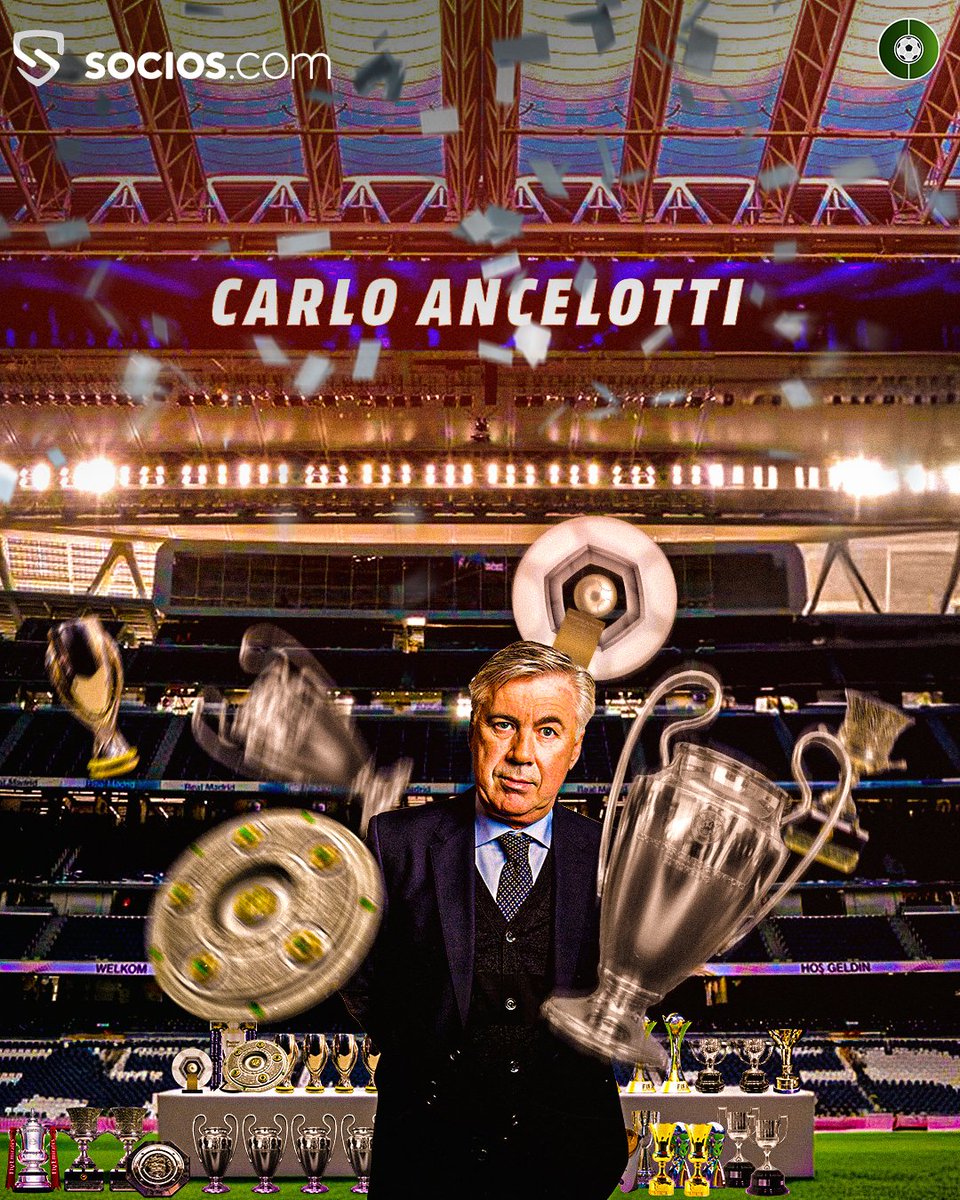 👑 Carlo Ancelotti'nin kazandığı kupalar.

🏆 4 Şampiyonlar Ligi
🏆 4 UEFA Süper Kupa
🏆 3 Dünya Kulüpler Şampiyonası
🏆 2 La Liga
🏆 1 Bundesliga
🏆 1 Premier Lig
🏆 1 Ligue 1
🏆 1 Serie A
🏆 2 İspanya Kupası
🏆 1 İngiltere FA Cup
🏆 1 İtalya Kupası
🏆 2 Almanya Süper Kupa
🏆 2…