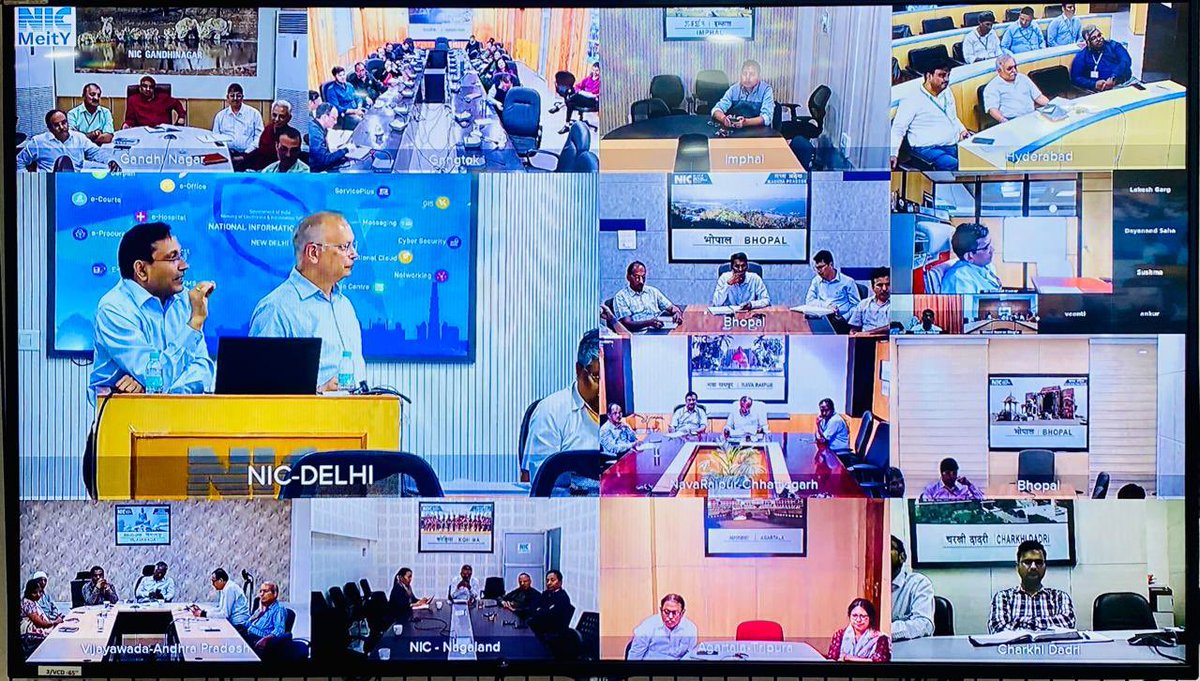 Training Division, @NICMeity organised a workshop on “Digital Personal Data Protection (DPDP) Act” at NIC Hqrs, New Delhi. NIC officials from States & Districts were connected via Video Conferencing and Webcast.
#NICMeitY #DataProtection