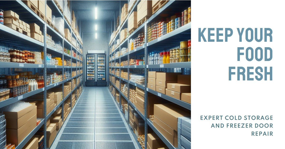 Keeping your food fresh and your profits healthy 🍏📈 Ensure the best for your business with our premier cold storage and freezer door repairs. Don't simply weather the chill, conquer it ❄️#ColdStorage #FreezerDoorRepair #FoodIndustry