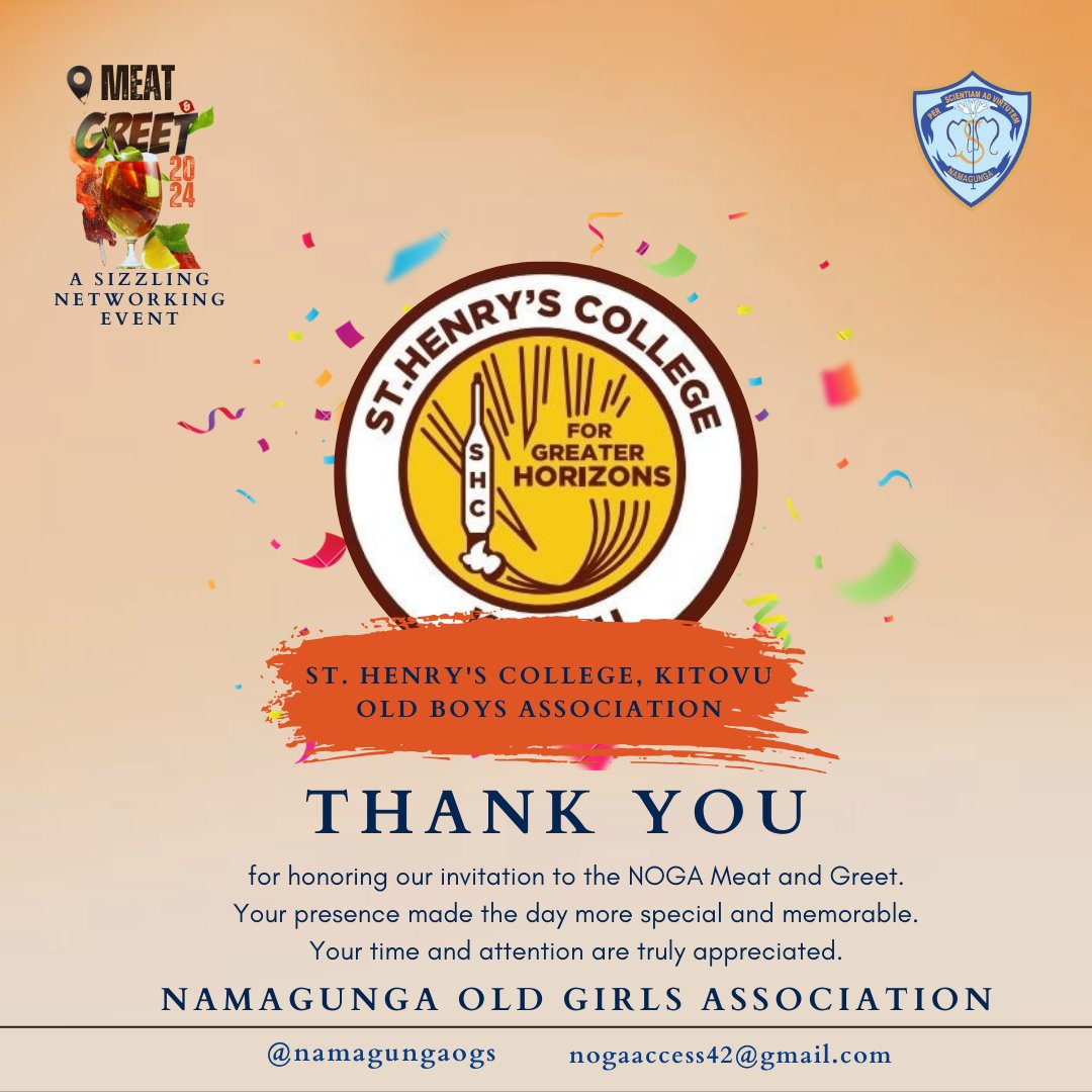Thank you for joining us at the NOGA Meat & Greet. Your presence and participation added immense value to the overall experience. For that, we are truly grateful.